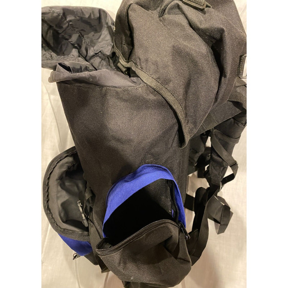 Mountain Gear Tibet 55 Backpack Black Mountaingear Canvas 21"x10" - Picture 9 of 13